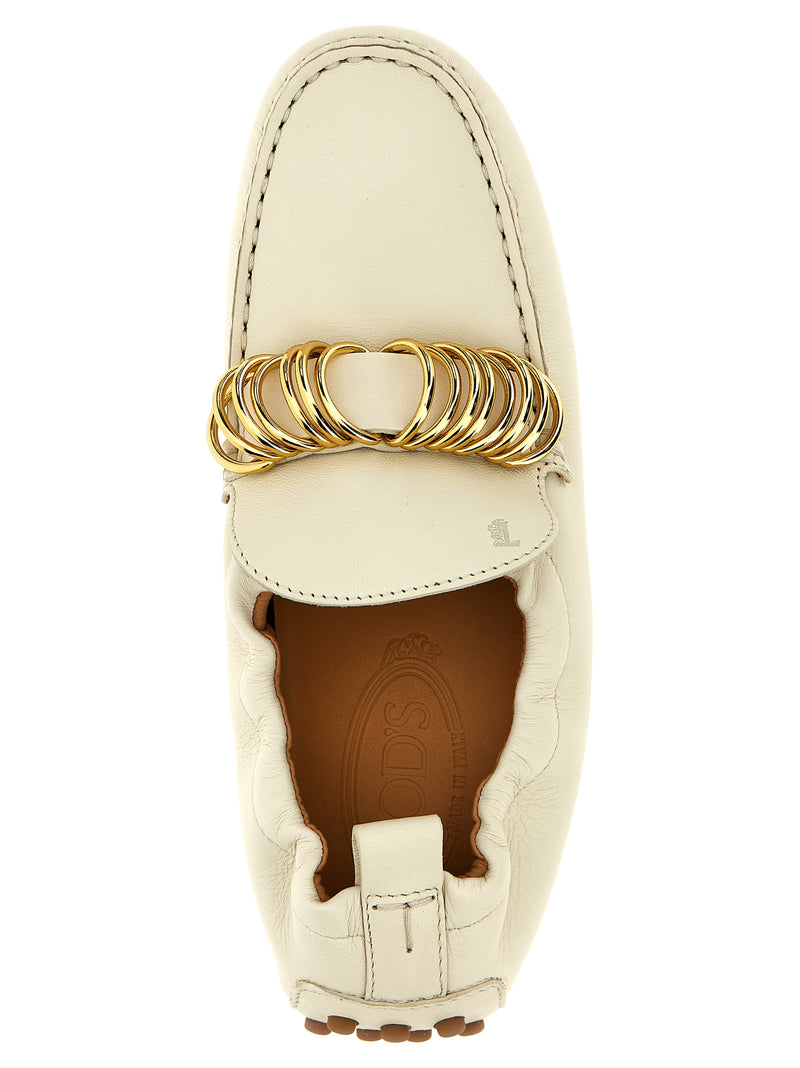 Tod's Gommino Loafers - Gold Leather | Urbalenti™ NYC