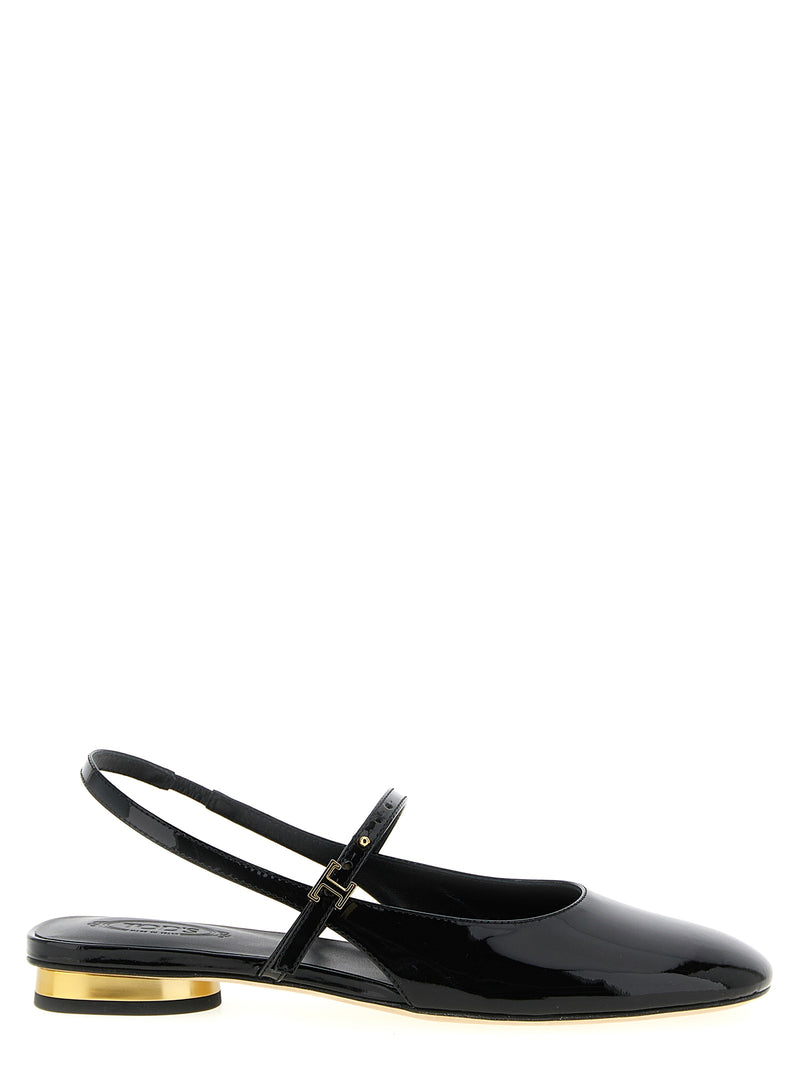 Tod's Tod's Mary Jane Patent Ballet Flats