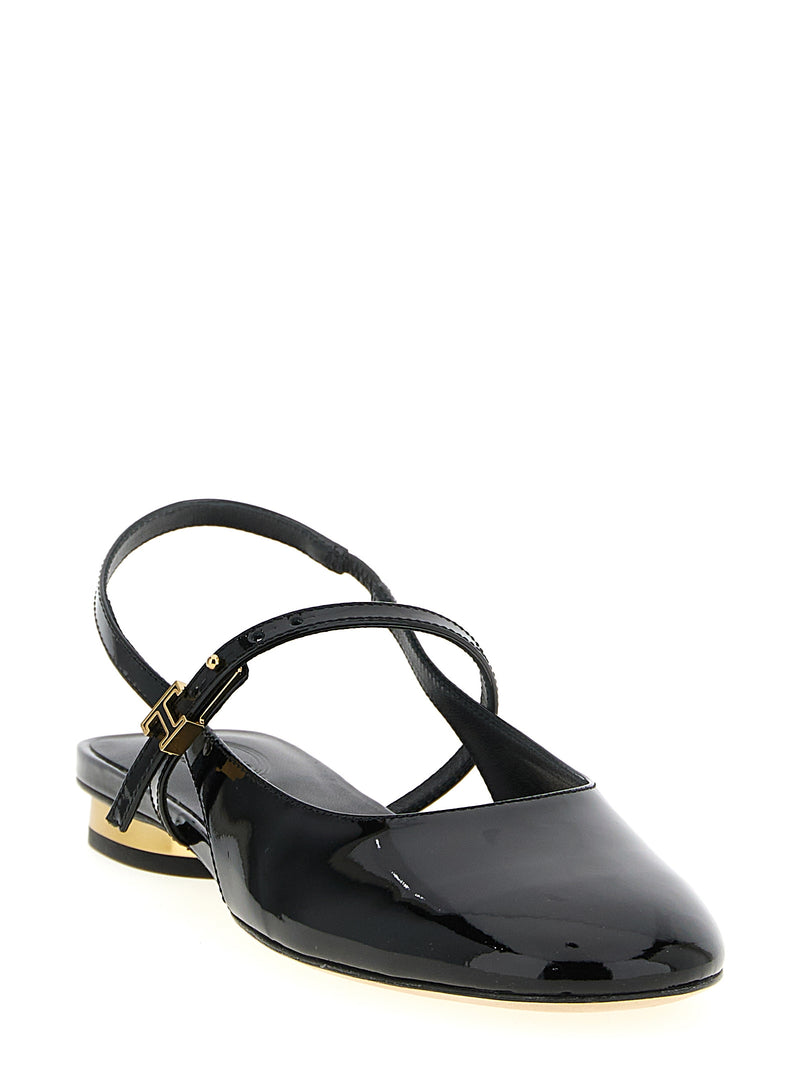 Tod's Tod's Mary Jane Patent Ballet Flats