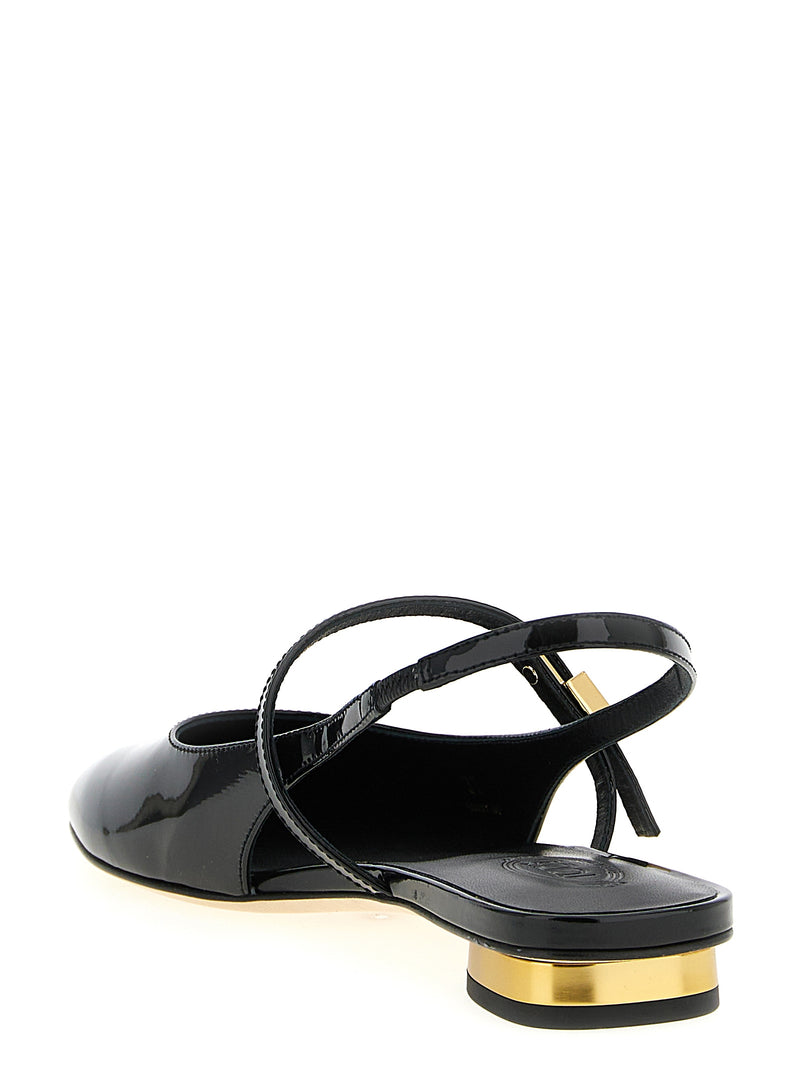 Tod's Tod's Mary Jane Patent Ballet Flats