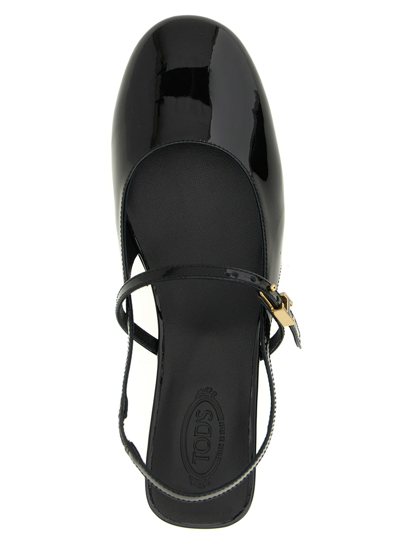 Tod's Tod's Mary Jane Patent Ballet Flats