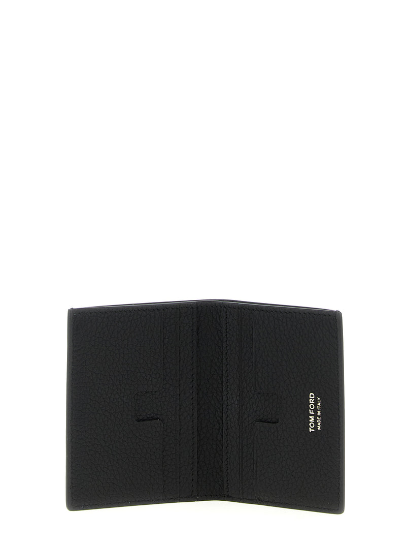 Tom Ford Foldable Card Holder - Gold Logo Print | Urbalenti | Urbalenti™... | Urbalenti™ NYC