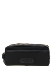 Tom Ford Skin Details Beauty bag featuring a sleek design with leather detailing, perfect for Fall - Winter 2025/2026. This stylish accessory from Tom Ford is ideal for men and available in the men’s accessories category, offering functionality and elegance for daily use.