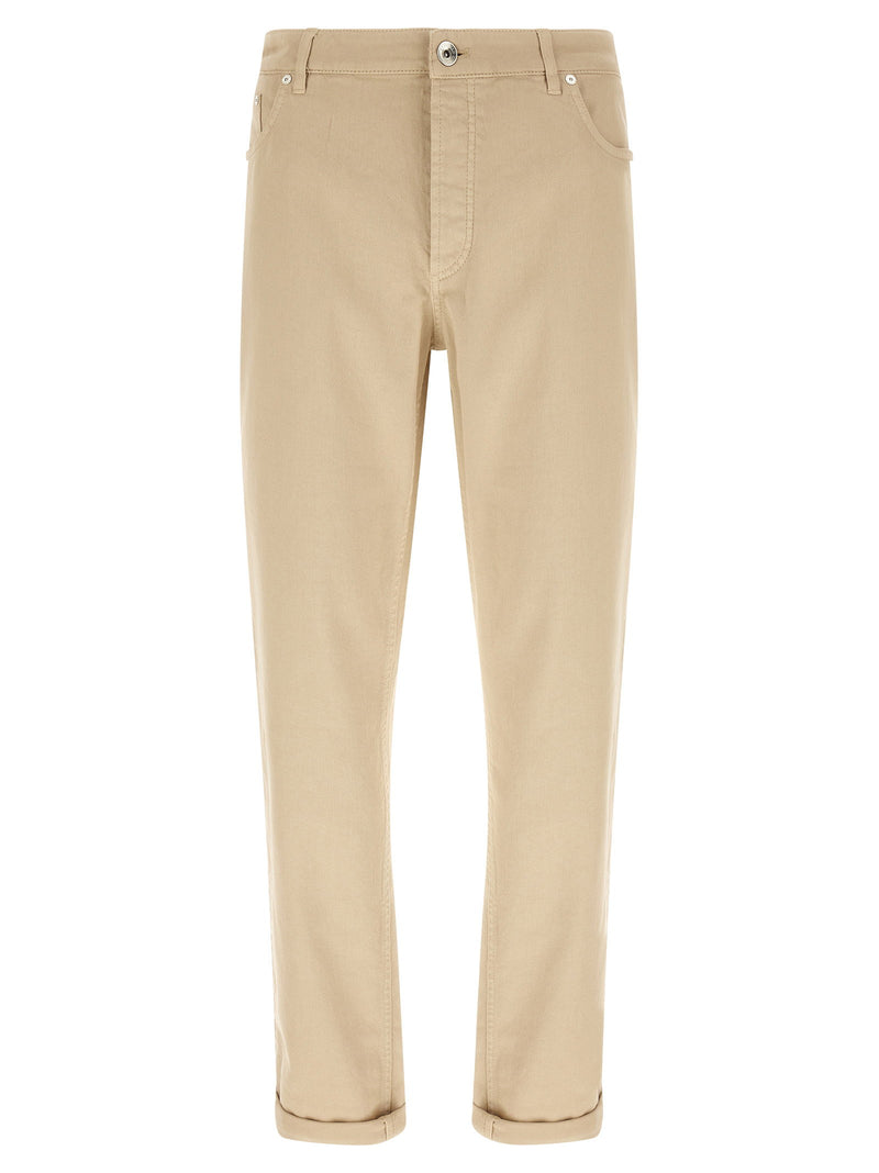 Brunello Cucinelli Brunello Cucinelli Coat Of Arms Embroidery Jeans