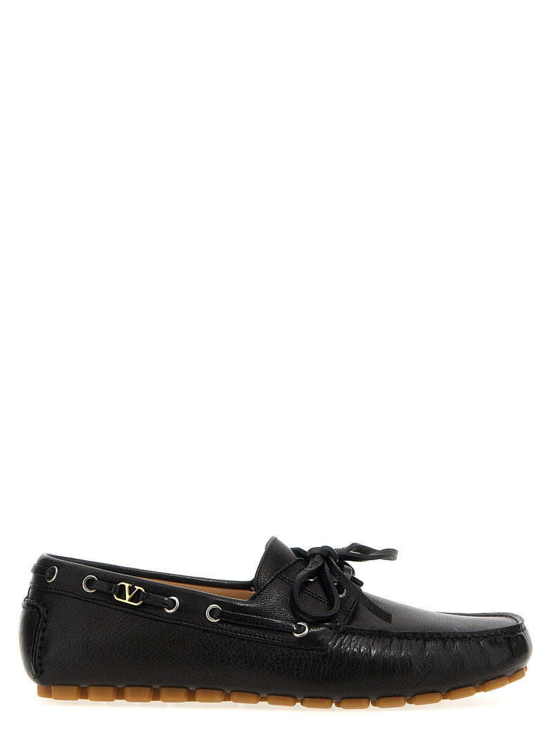 Valentino Garavani Driver Fastaway Loafers | Urbalenti™ NYC