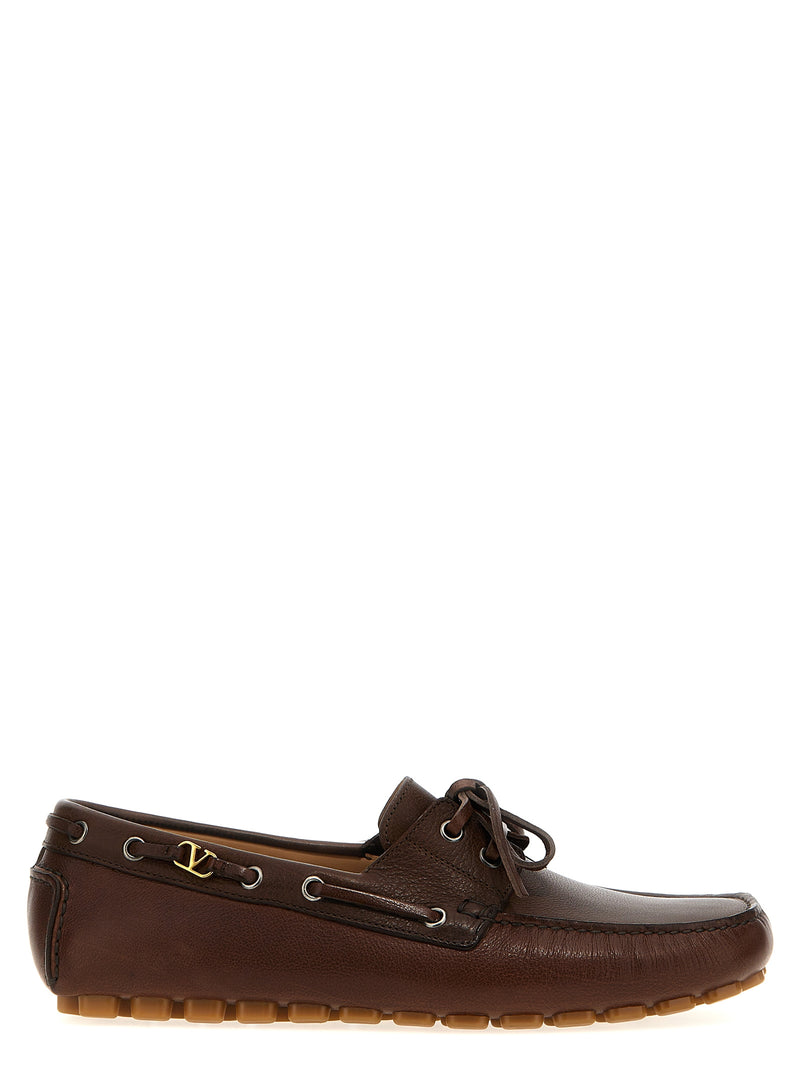 Valentino Garavani Driver Fastaway Loafers | Urbalenti™ NYC