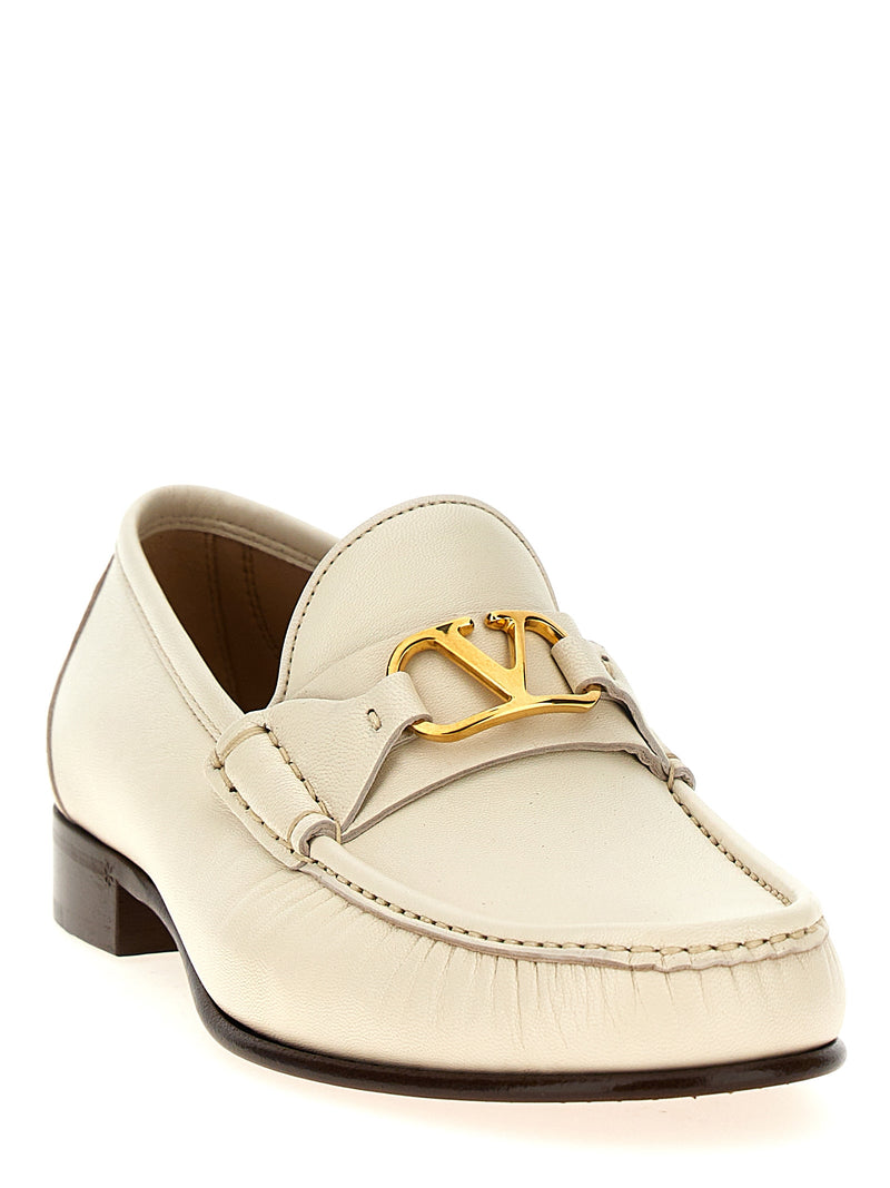 Valentino Garavani Vlogo Signature Loafers - Leather - Style VMH098 | Urbalenti™ NYC