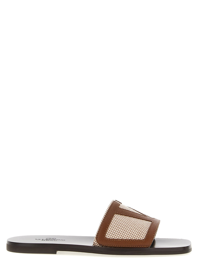 Valentino Garavani Vlogo Signature Slides | Urbalenti... | Urbalenti™ NYC