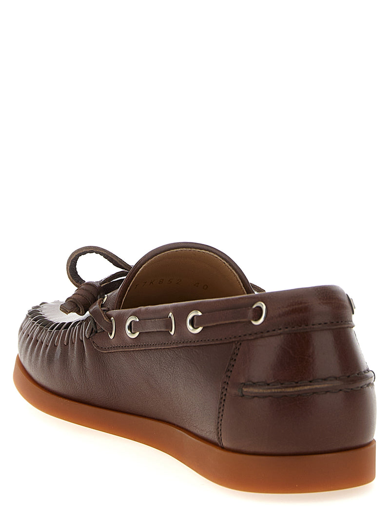 Valentino Garavani Palm Avenue Boat Shoe - Leather - Style 0K85PNJZWX |... | Urbalenti™ NYC