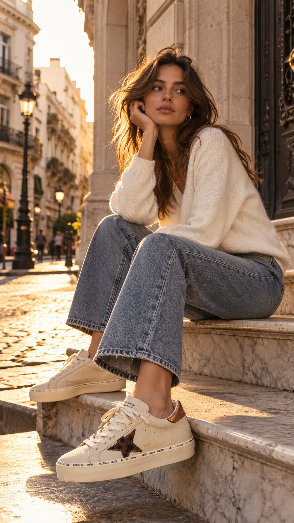 Women's Designer Sneakers collection banner featuring three stylish low-top sneakers displayed on modern pedestal blocks; Women's Designer Sneakers – Shop now at Urbalenti NYC.