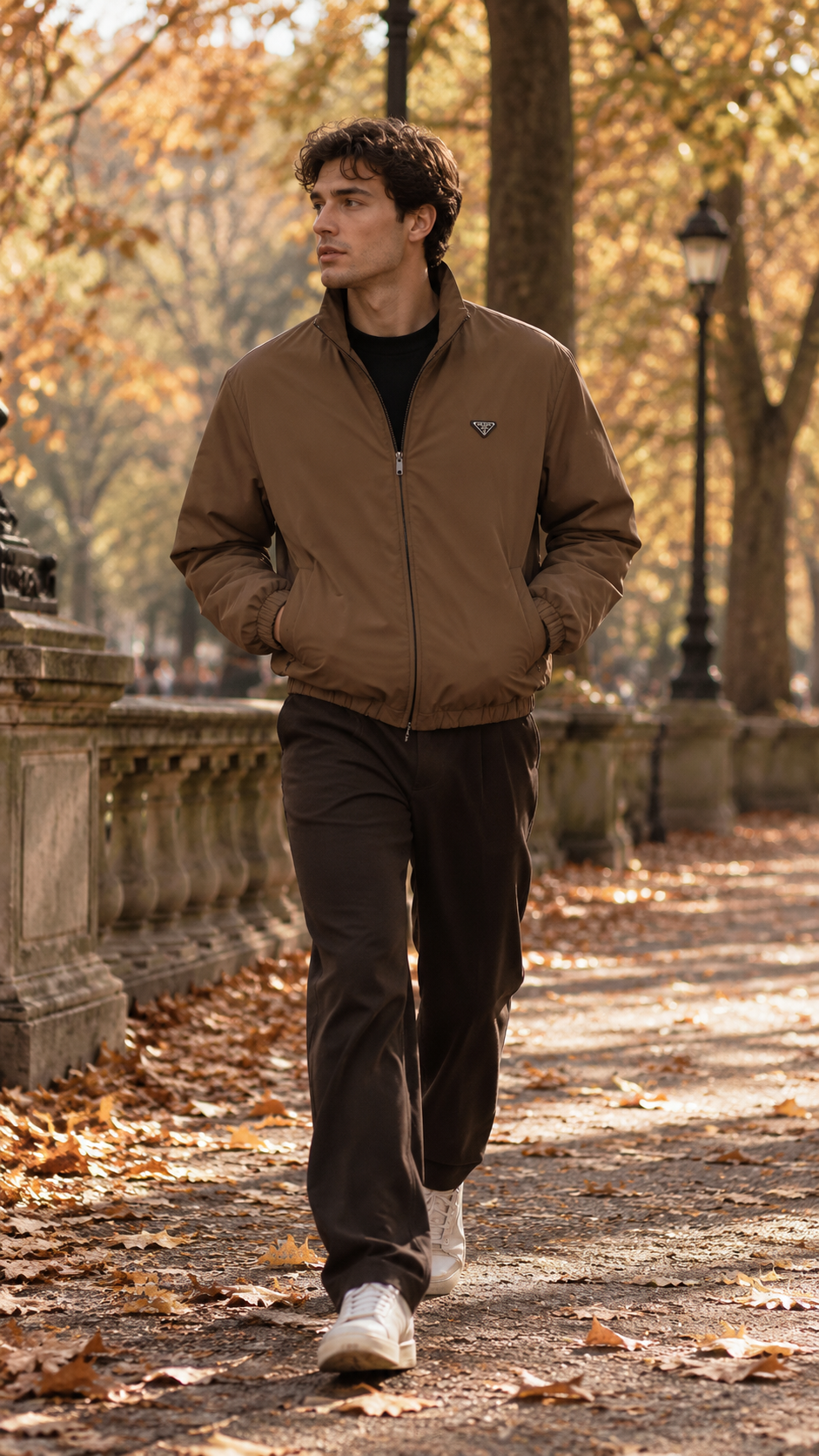 Men's Designer Fashion collection banner featuring two stylish men in black and white designer clothing, with luxury brand logos and a Shop Now call to action – Shop Now Urbalenti NYC